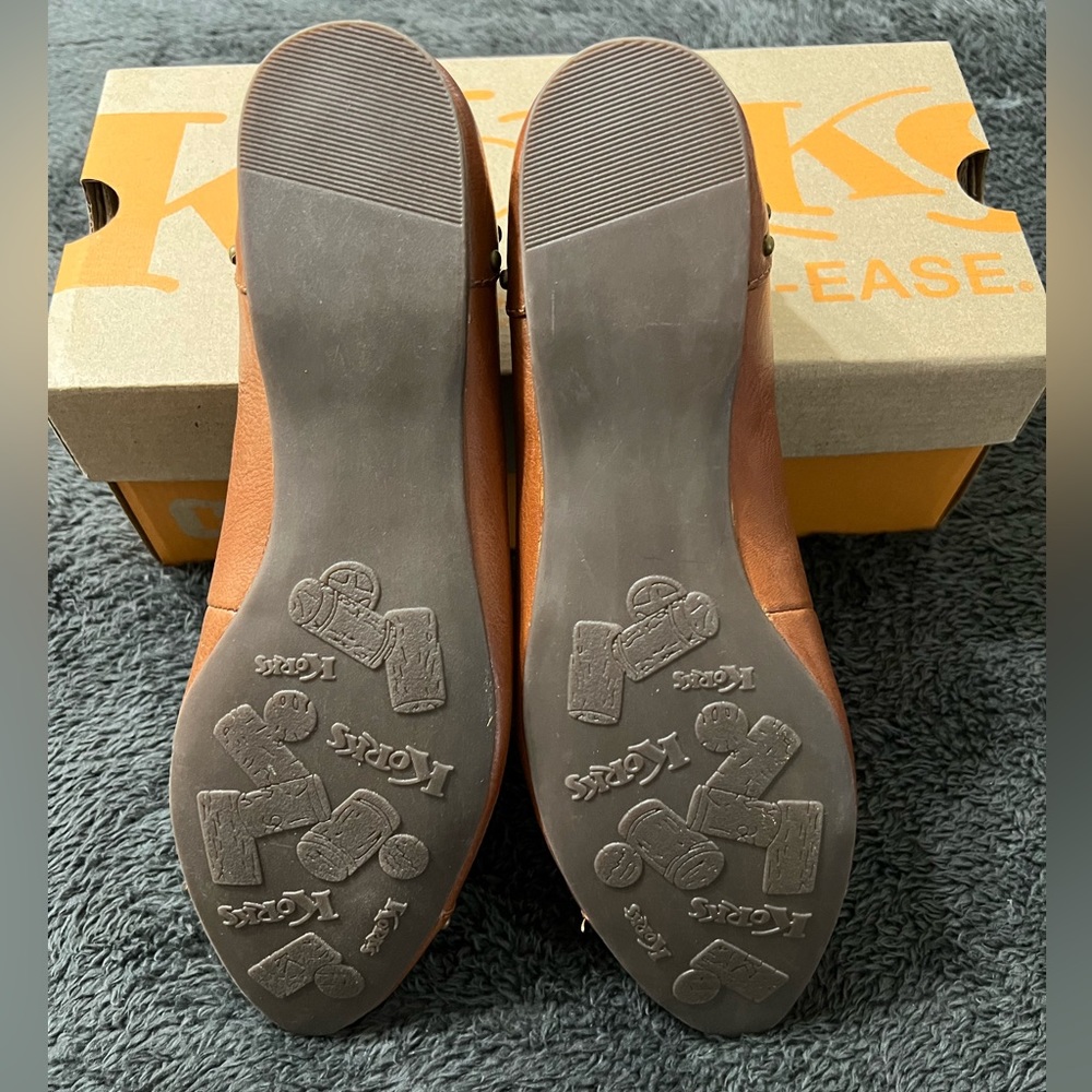 Korks By KorkEase Anabel Studded Leather Flats Gem